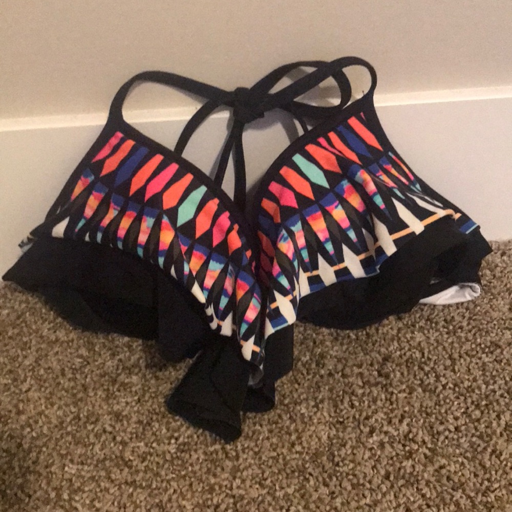 PINK ruffle swimsuit